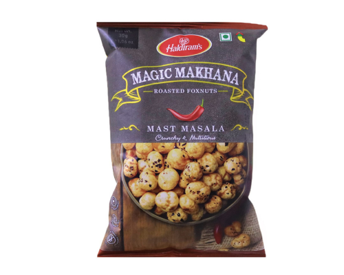 Haldiram s magic makhana mast masala - 30 gm (1.06 oz)