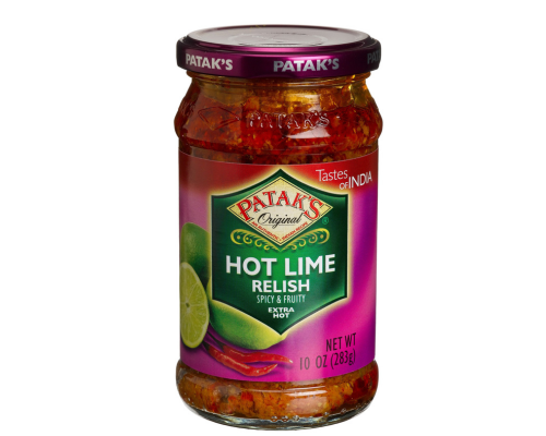 Pataks relish hot lime hot  10 oz