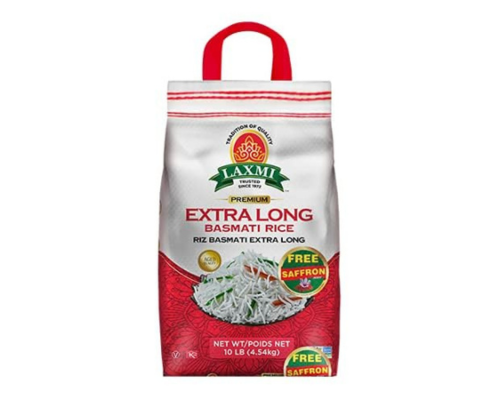 Laxmi extra long grain basmati rice 10lb