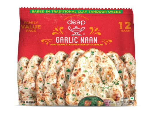 Garlic naan family value pack 12 naan