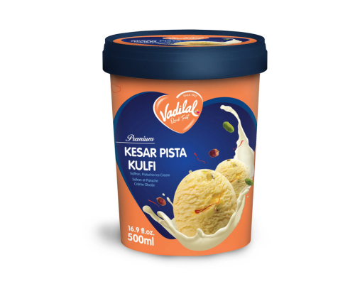Vadilal premium kesar pista malai matka kulfi