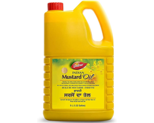 Dabur indian mustard oil  extract from mustard seeds (5 ltr)