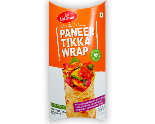 Paneer tikka wrap