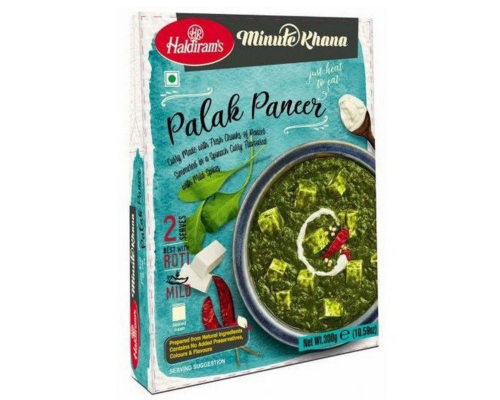 Haldiram s ready to eat palak paneer - 300 gm (10.59 oz)