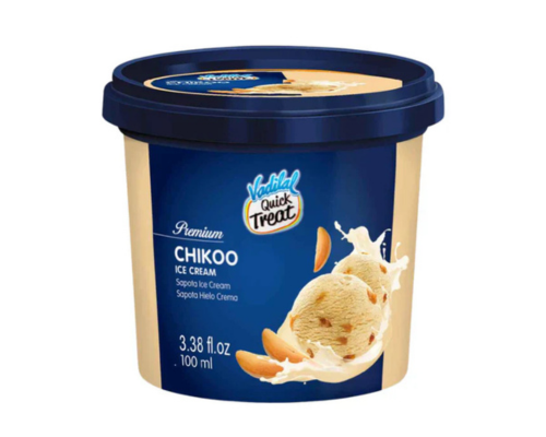 Vadilal premium chikoo ice cream 100ml
