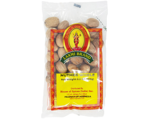 Laxmi whole nutmeg 3.5 oz (100g)