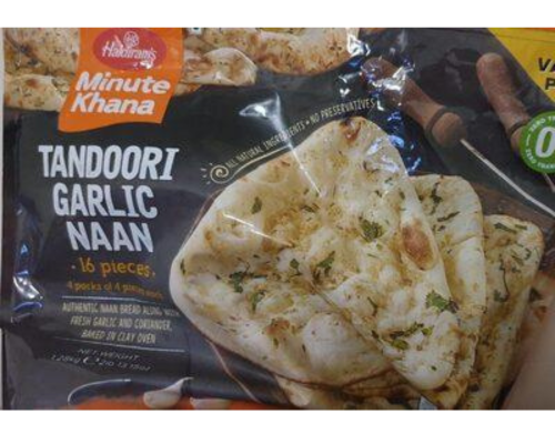 Tandoori garlic naan
