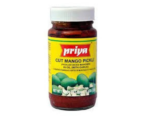 Priya cut mango pickle with garlic - 300 gm (10.58 oz)