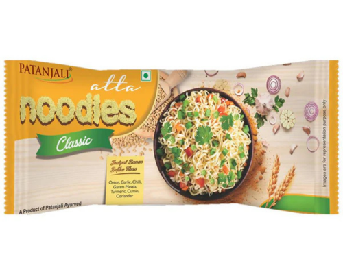 Patanjali atta noodles chatpata -healthy whole wheat noodles 240g(8.46oz)